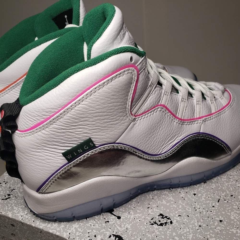 AIR JORDAN 10 RETRO 'WINGS' MENS 11.5 [CK4352-103] - Picture 4 of 16